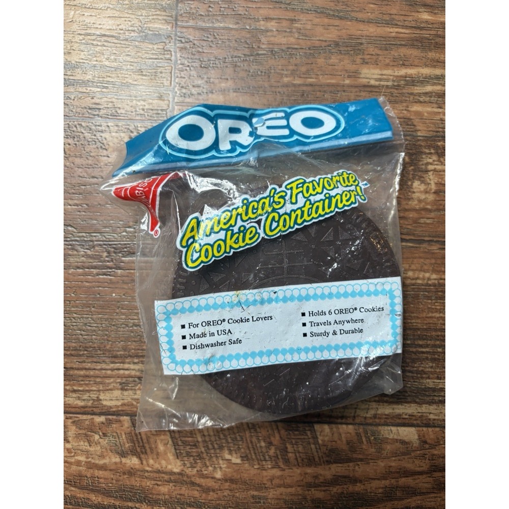 Vintage Oreo Cookie Container Nabisco Advertising Plastic Collectible 1998 NIP